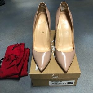 Authentic Christian Louboutin Nude Pigalle 41.5